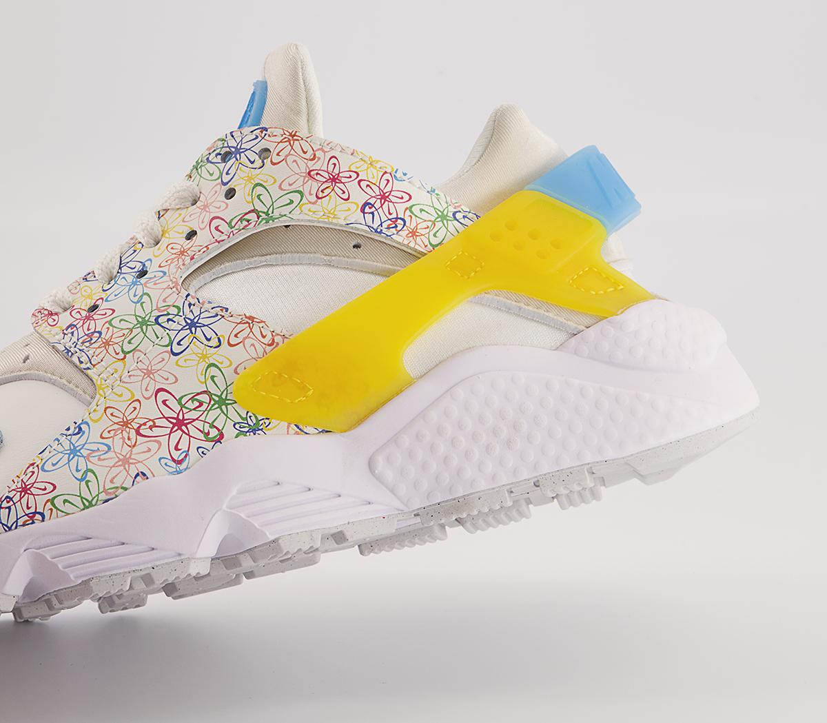 Nike Air Huarache Trainers Nike Air Huarache Trainers Sail University Blue Vivd Sulfur