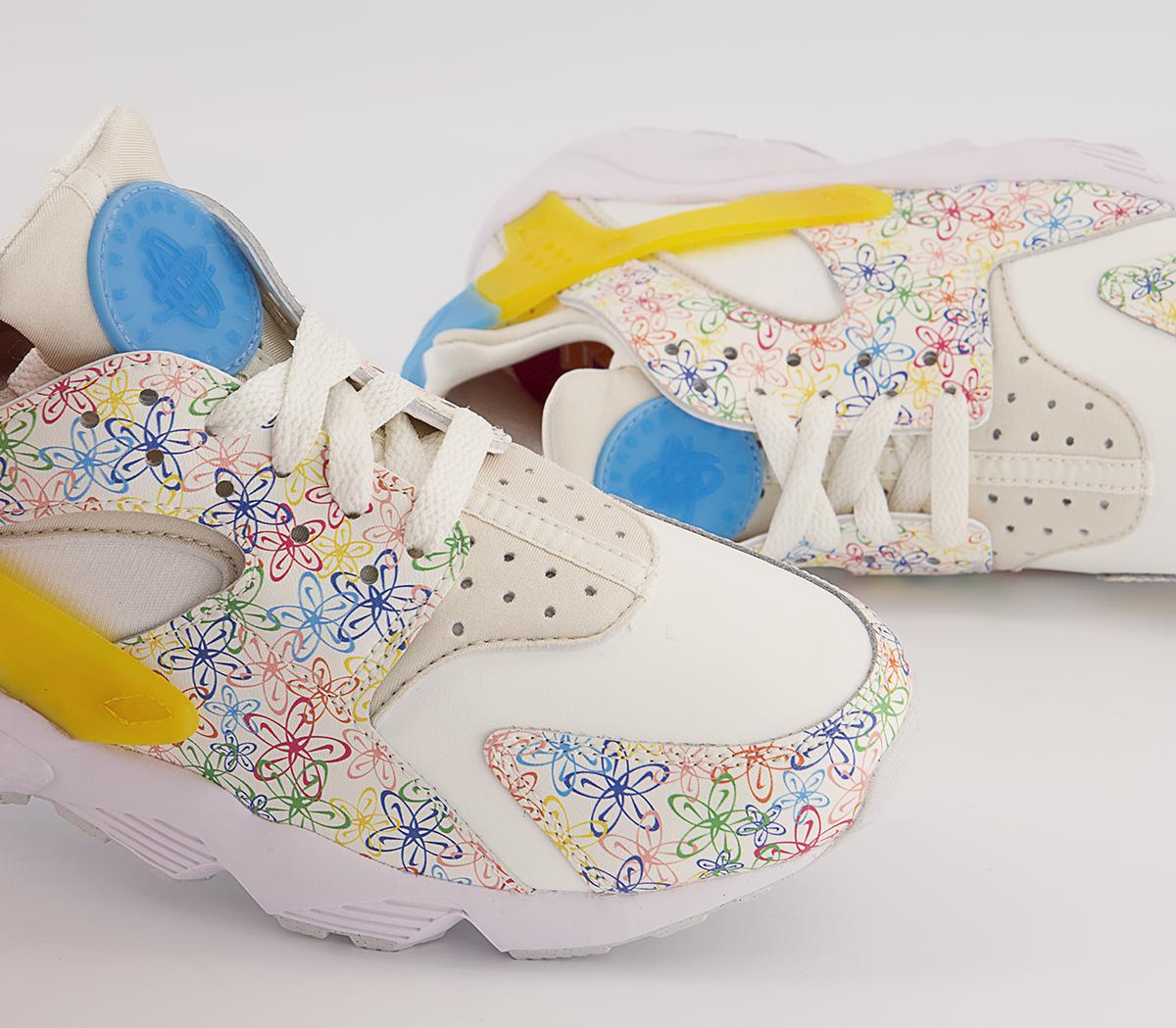 Nike Air Huarache Trainers Nike Air Huarache Trainers Sail University Blue Vivd Sulfur