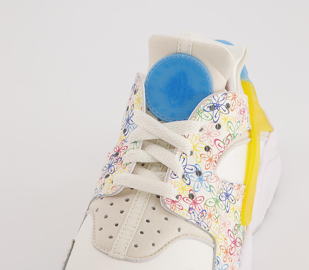 Nike Air Huarache Trainers Nike Air Huarache Trainers Sail University Blue Vivd Sulfur