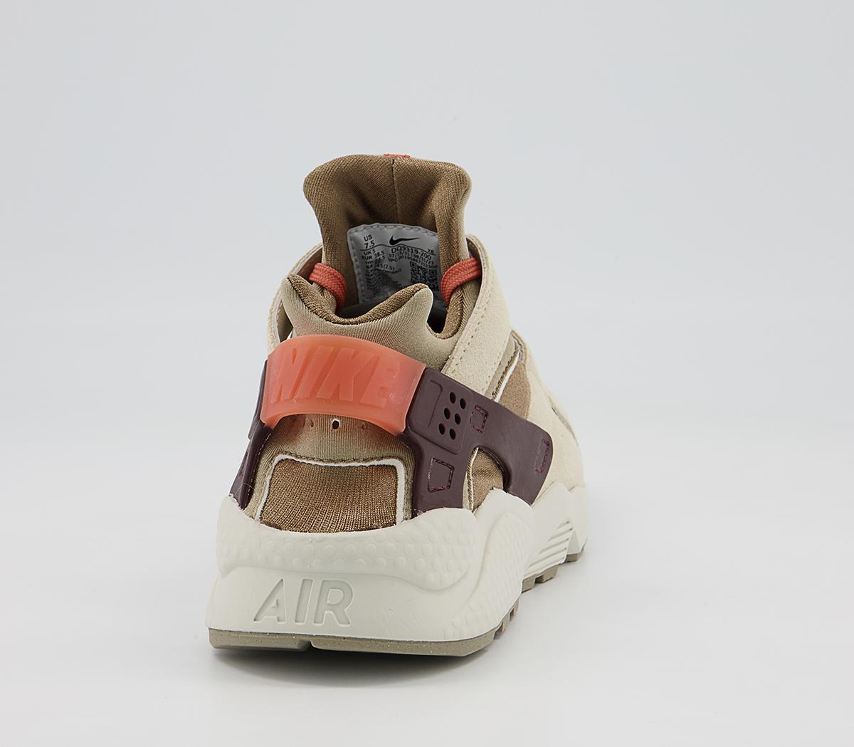 Nike Air Huarache Trainers Nike Air Huarache Trainers Khaki Madder Root Burgundy Crush
