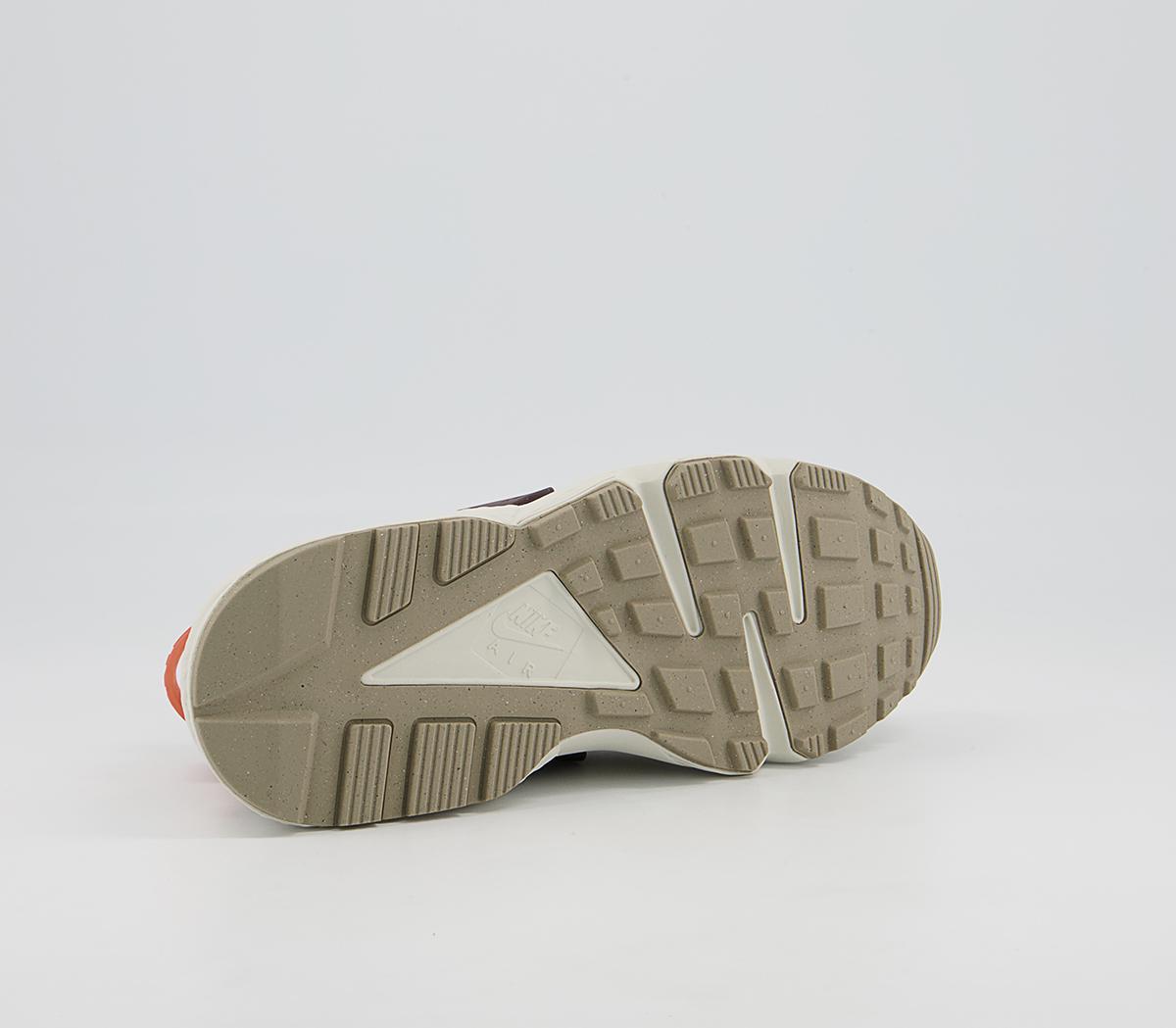Nike Air Huarache Trainers Nike Air Huarache Trainers Khaki Madder Root Burgundy Crush