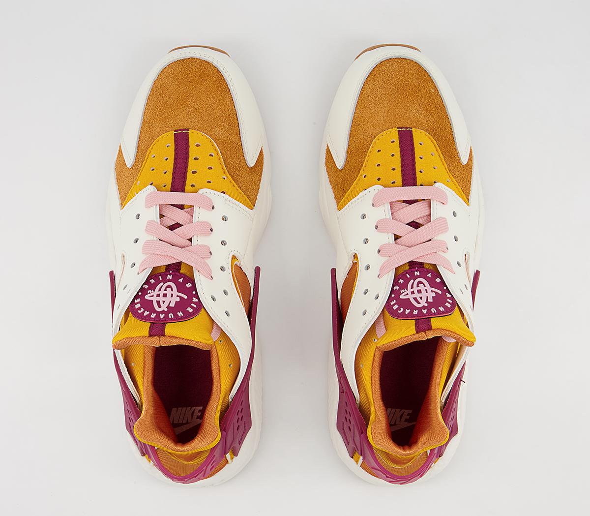 Nike Air Huarache Trainers Nike Air Huarache Trainers Sail Rush Maroon Sunset Pink Glaze