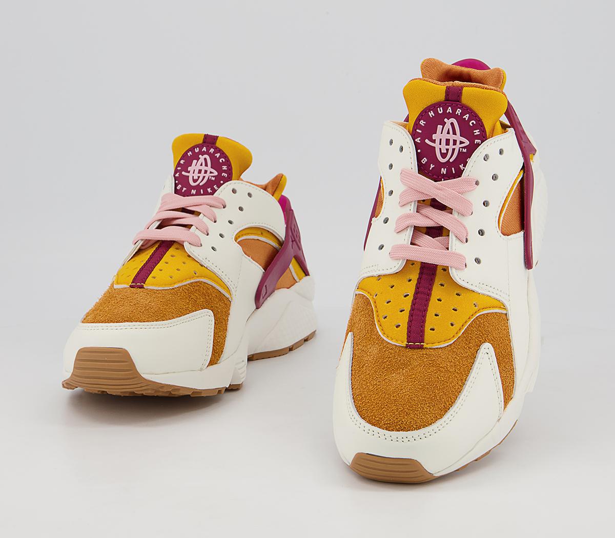 Nike Air Huarache Trainers Nike Air Huarache Trainers Sail Rush Maroon Sunset Pink Glaze