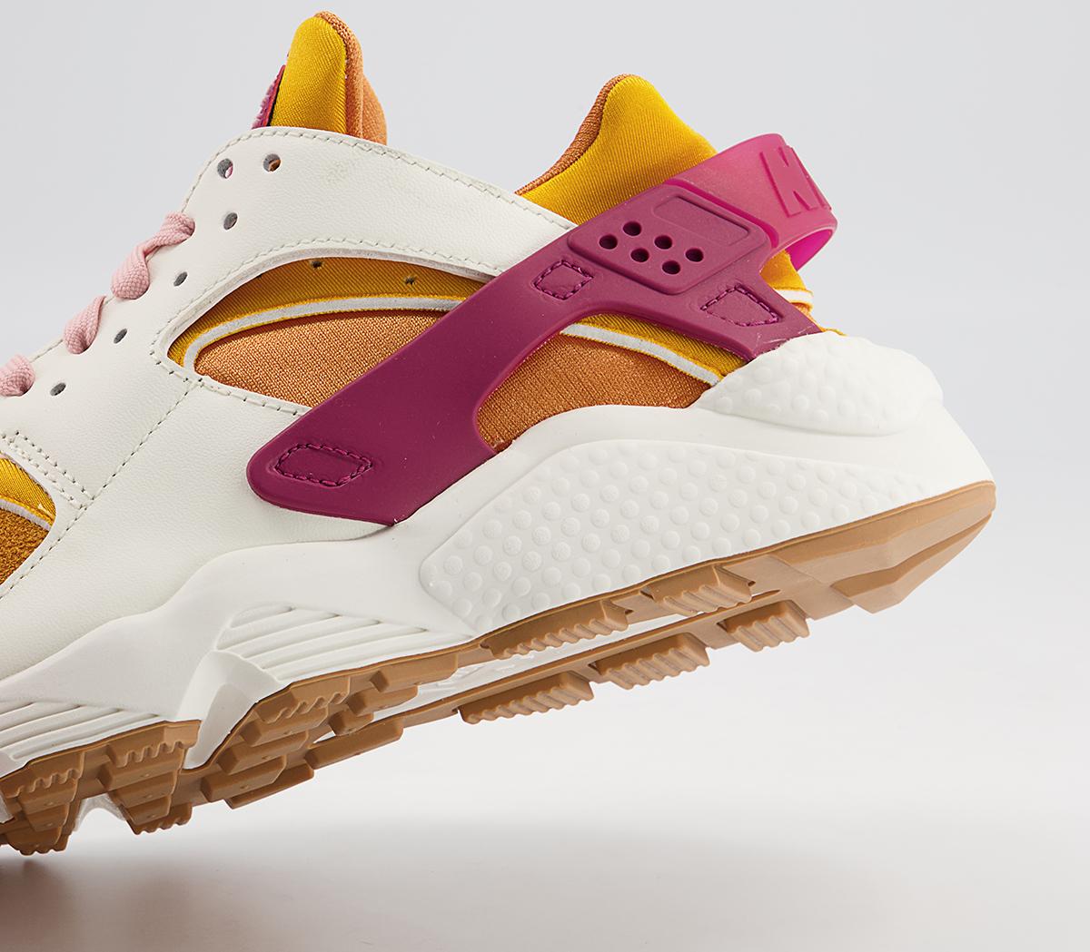 Nike Air Huarache Trainers Nike Air Huarache Trainers Sail Rush Maroon Sunset Pink Glaze