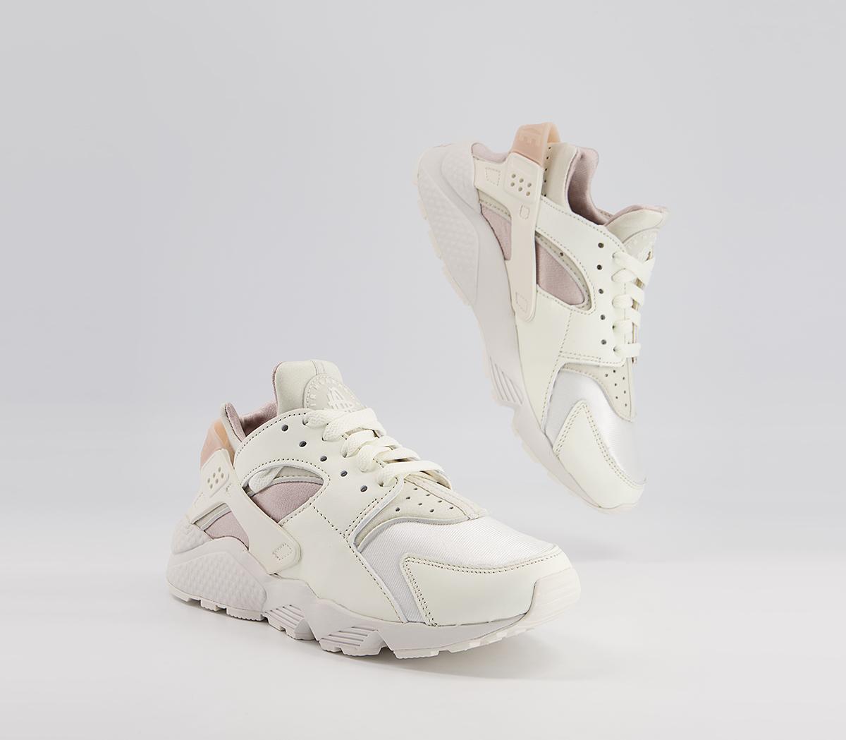 Nike Air Huarache Trainers Nike Air Huarache Trainers Sail Bone Fossil Stone Summit White