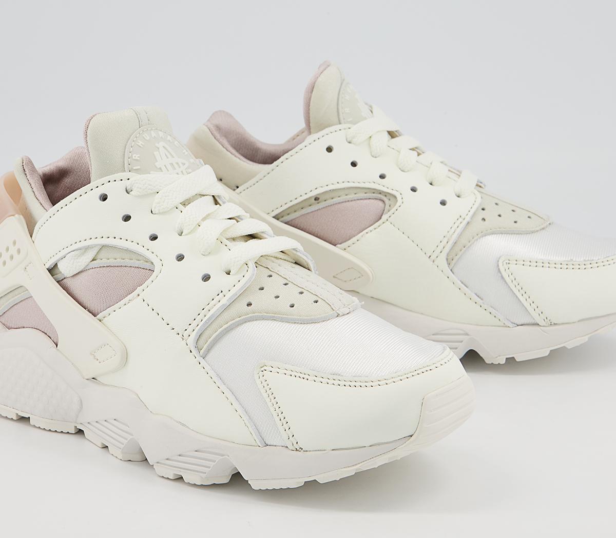 Nike Air Huarache Trainers Nike Air Huarache Trainers Sail Bone Fossil Stone Summit White