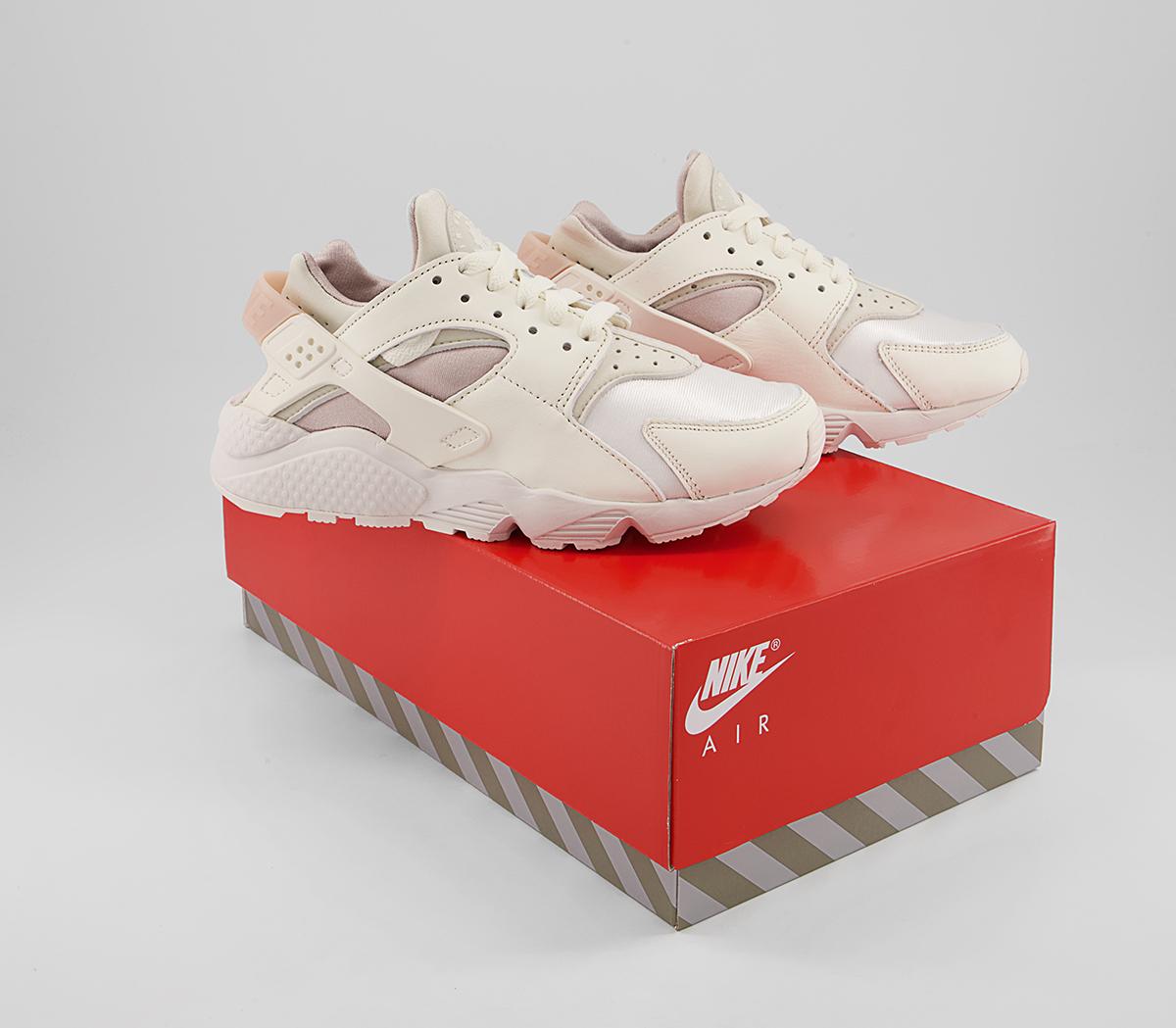 Nike Air Huarache Trainers Nike Air Huarache Trainers Sail Bone Fossil Stone Summit White
