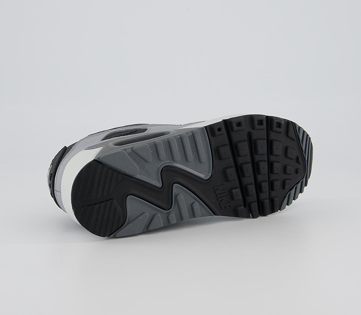 Nike Air Max 90 Gs Trainers Nike Air Max 90 Gs Trainers Anthracite Black Dark Grey Cool Grey