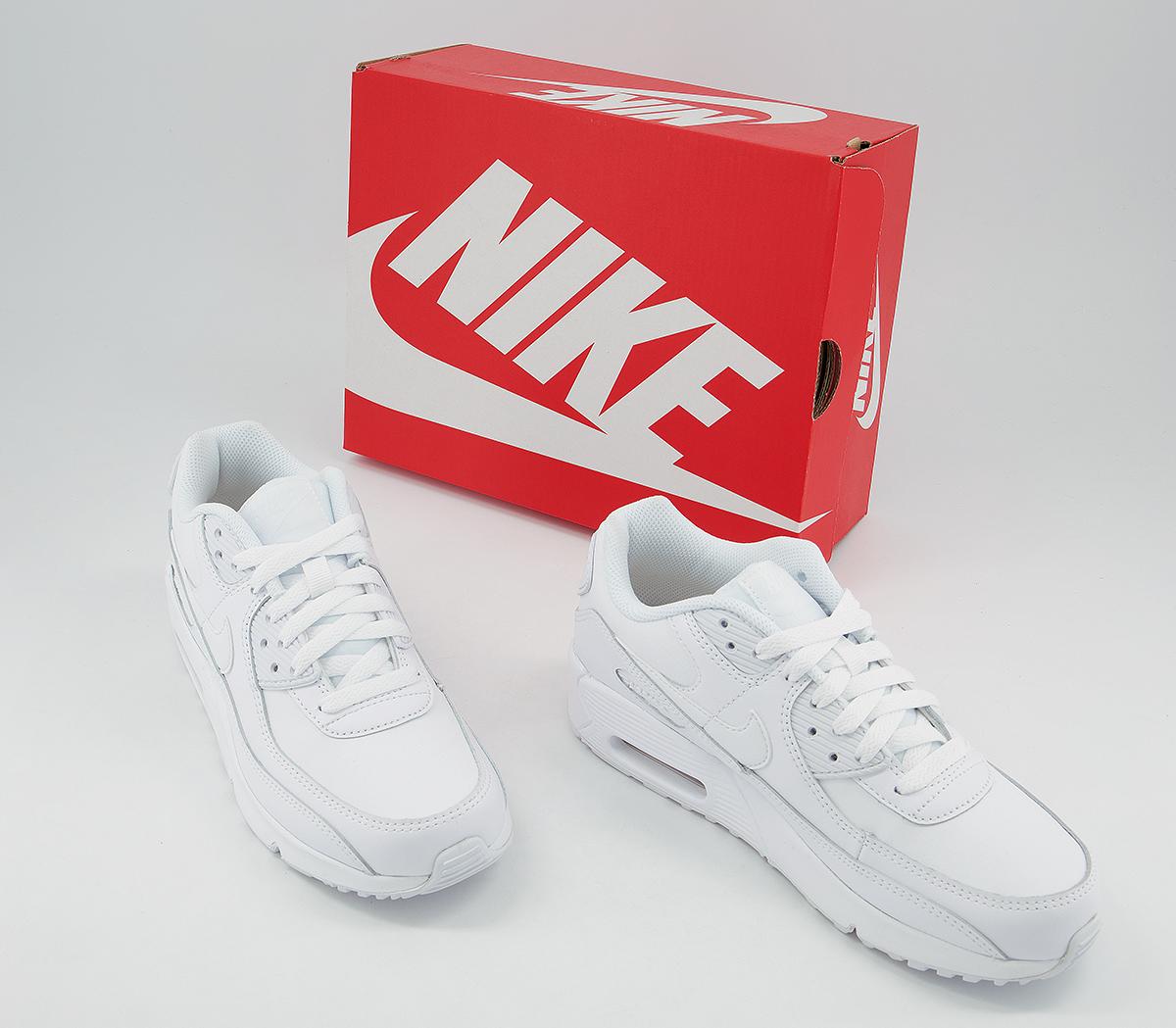 NikeAir Max 90 Gs TrainersWhite White White