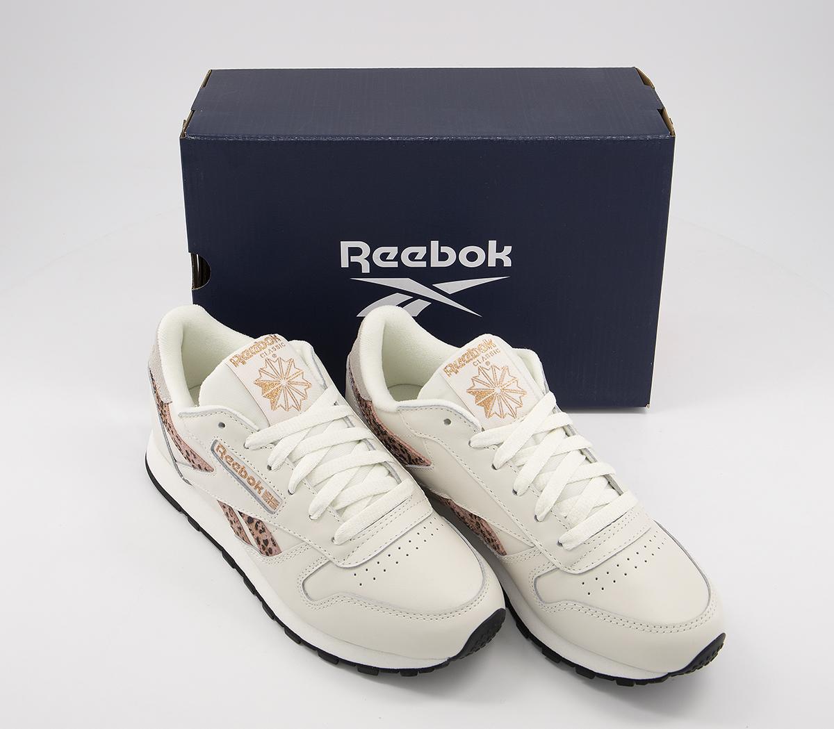 reebok leopard print trainers