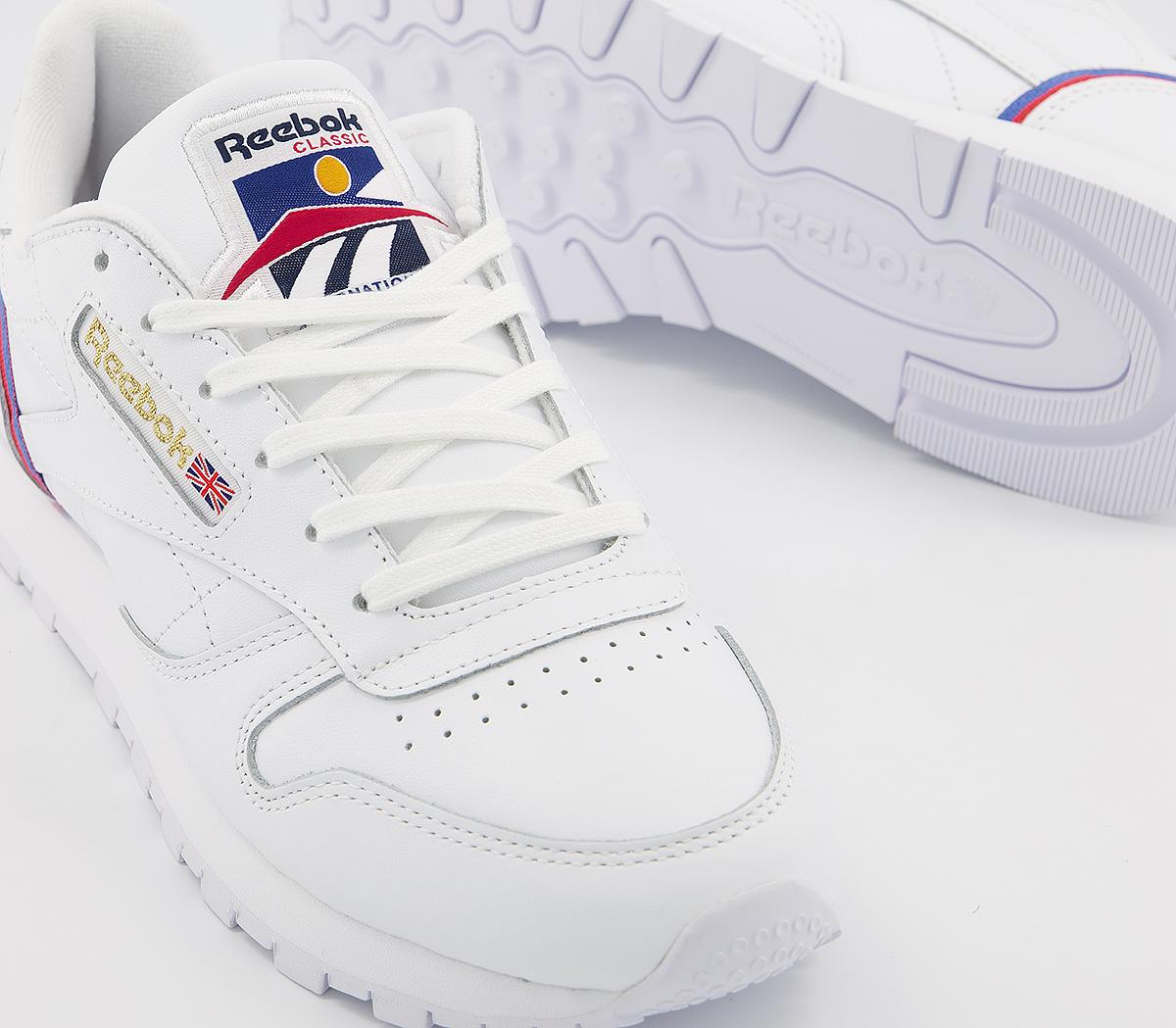 reebok classic red and blue