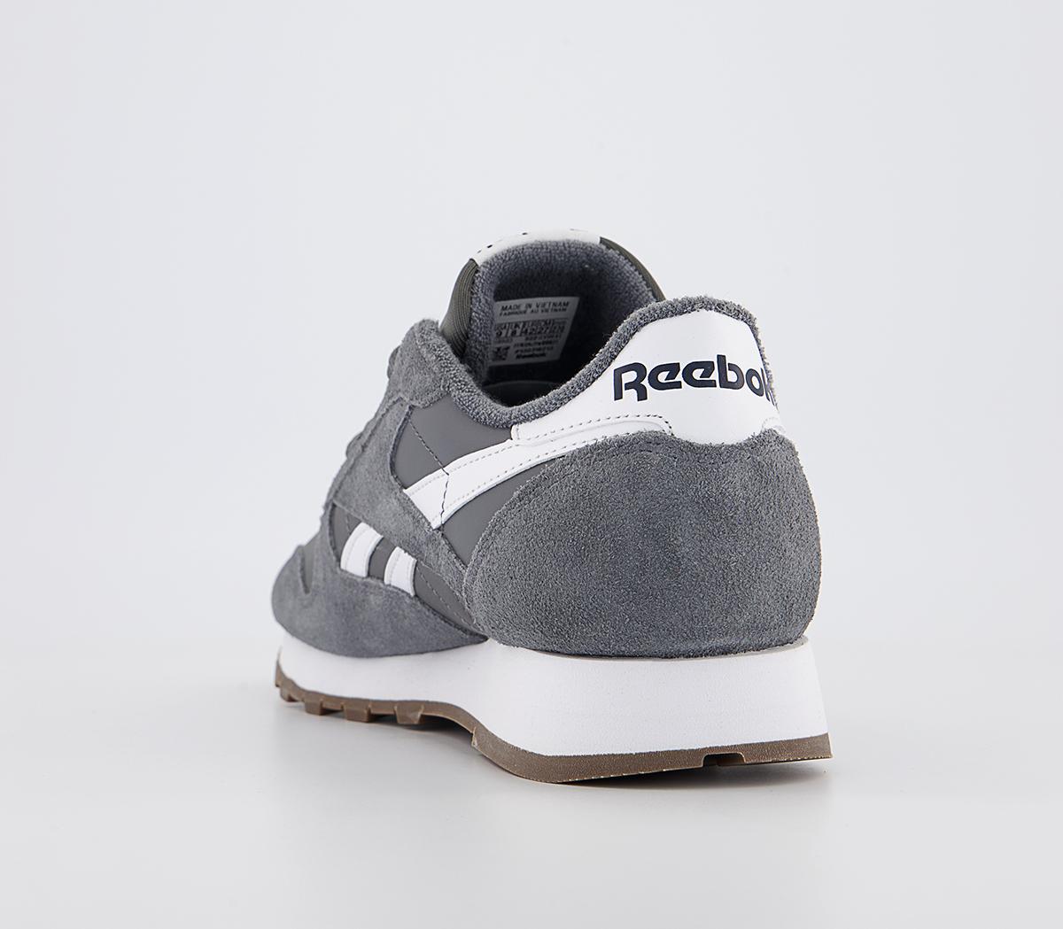 Reebok Cl Leather Trainers Reebok Cl Leather Trainers Grey White