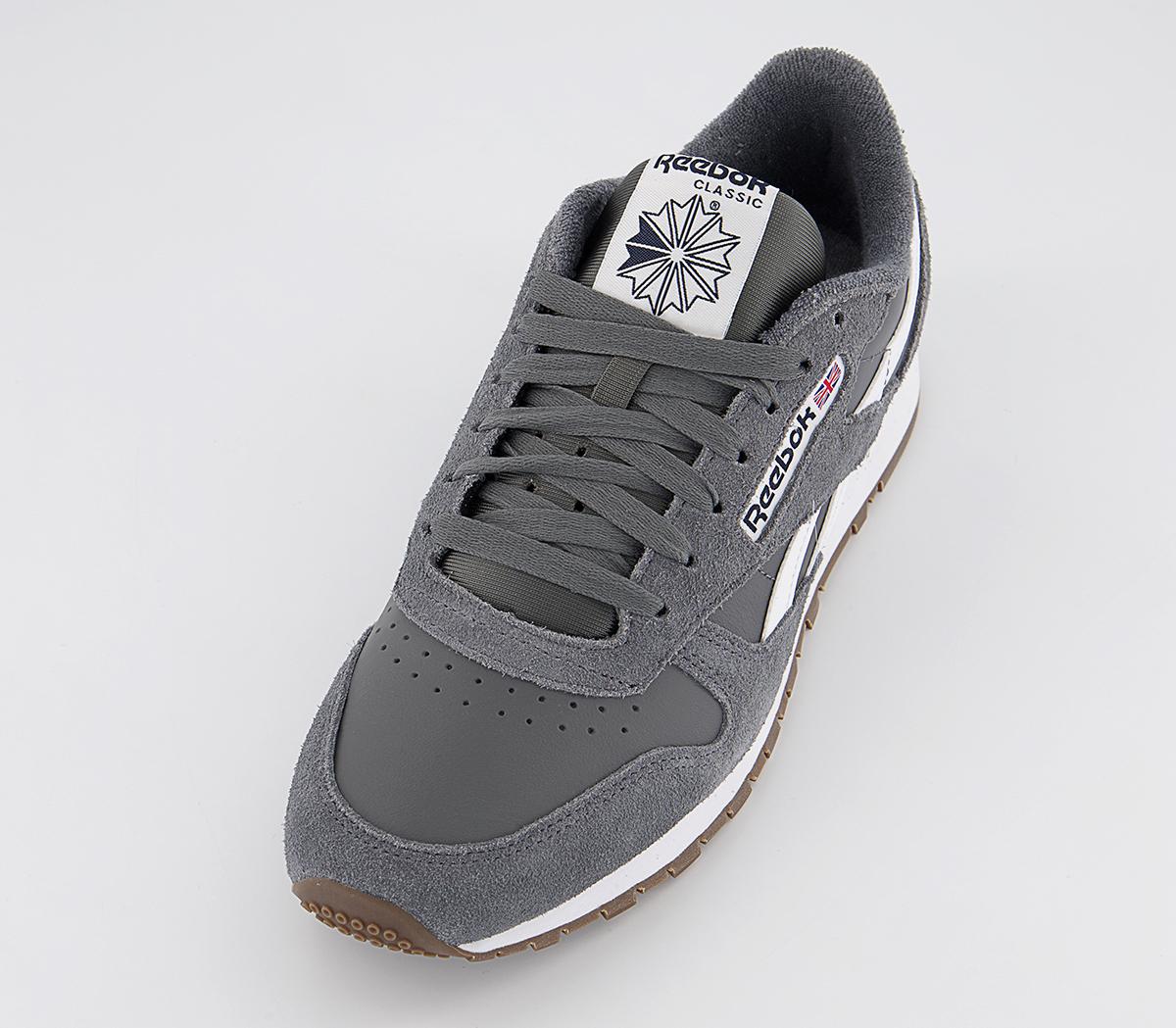 Reebok Cl Leather Trainers Reebok Cl Leather Trainers Grey White