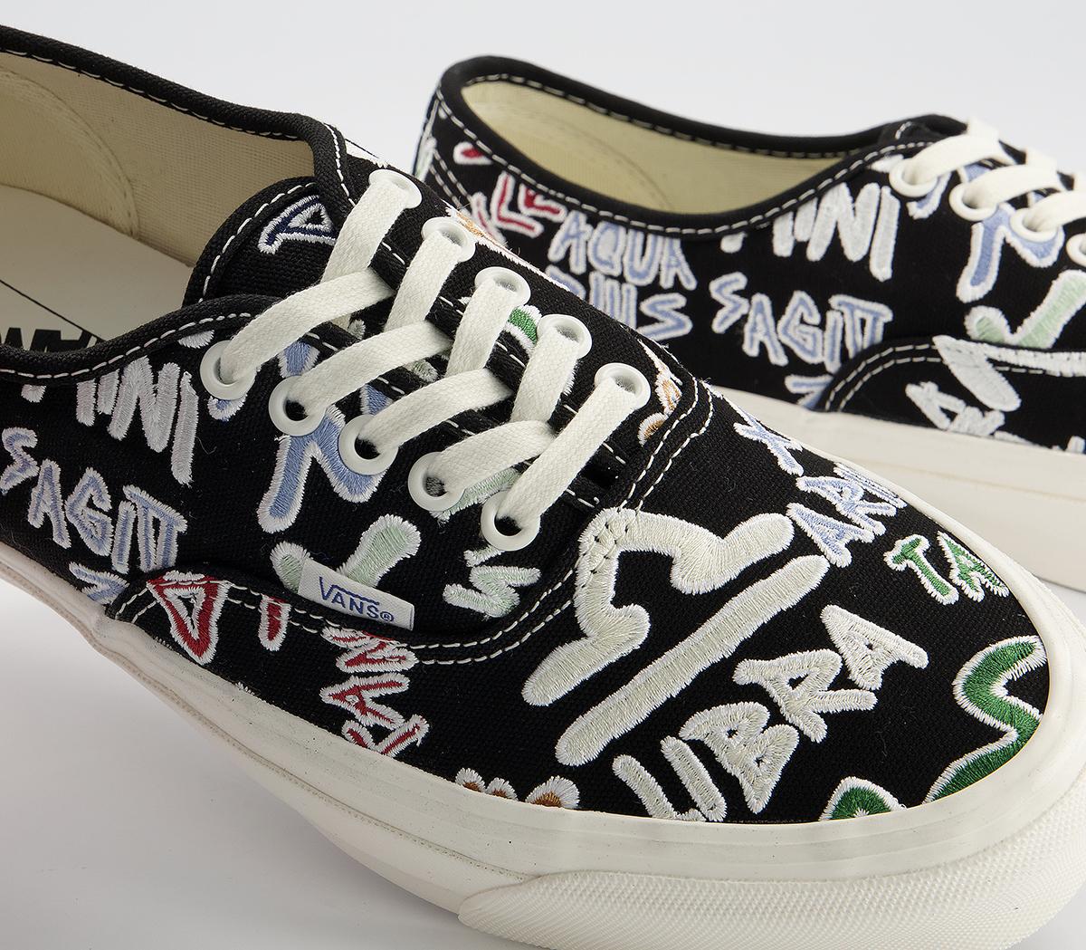 Vans Vault Og Authentic Lx Trainers Vans Vault Og Authentic Lx Trainers Zodiac Black