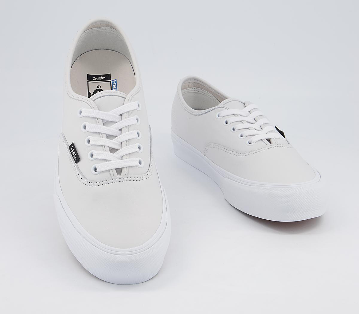 Vans Vault Og Authentic Lx Trainers Vans Vault Og Authentic Lx Trainers Dream Leather True White