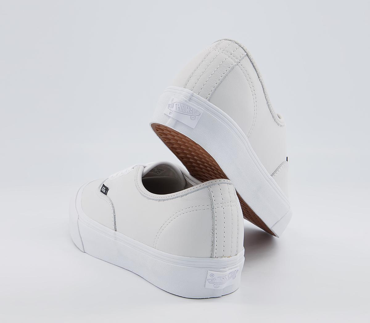 Vans Vault Og Authentic Lx Trainers Vans Vault Og Authentic Lx Trainers Dream Leather True White