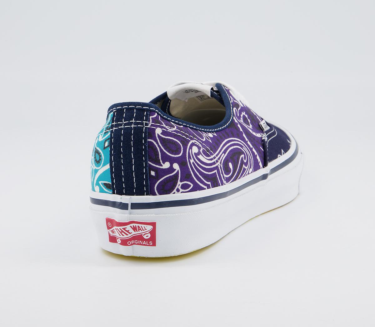 Vans Vault Og Authentic Lx Trainers Vans Vault Og Authentic Lx Trainers Bedwin Bandana Multi Blue