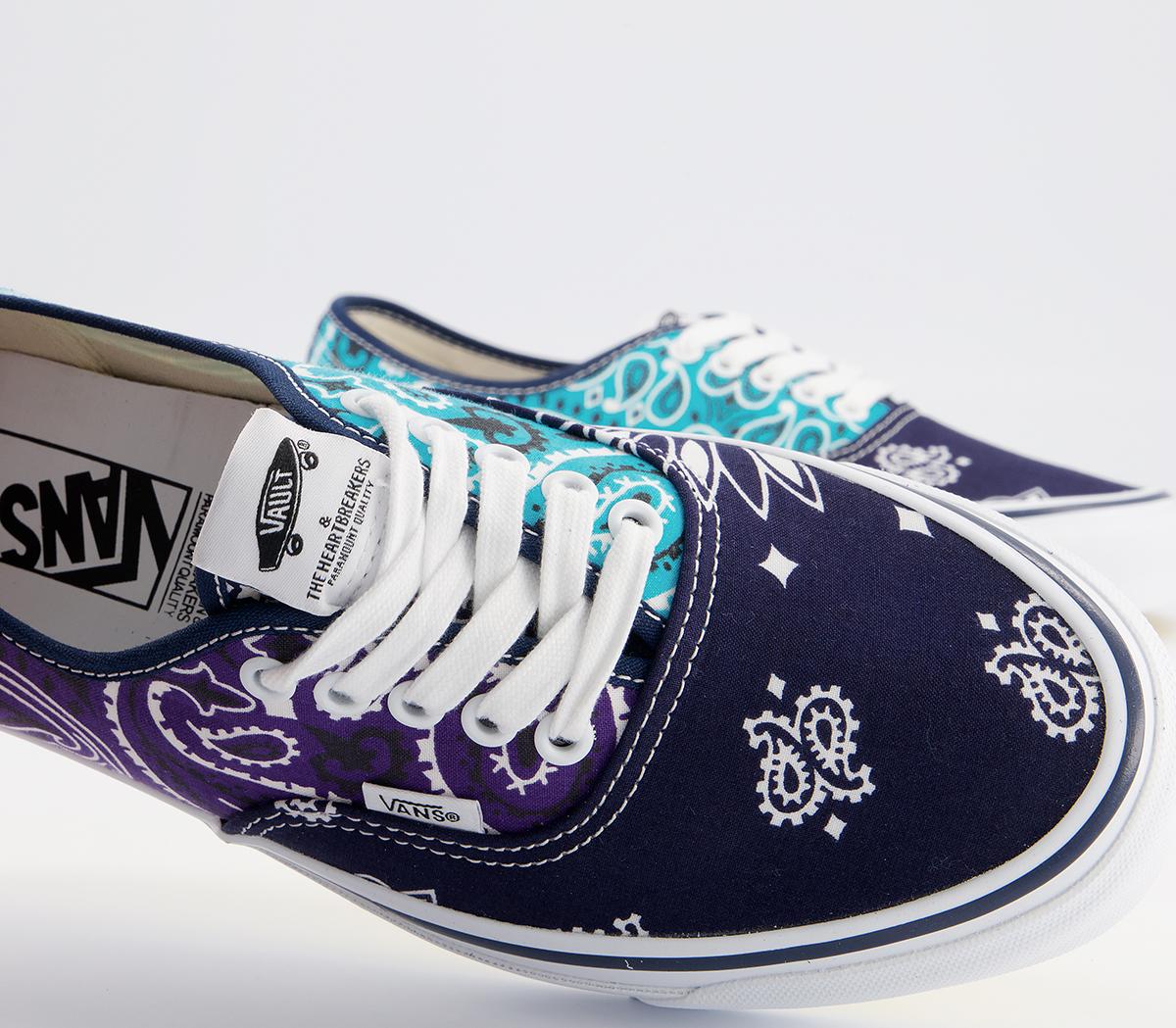 Vans Vault Og Authentic Lx Trainers Vans Vault Og Authentic Lx Trainers Bedwin Bandana Multi Blue