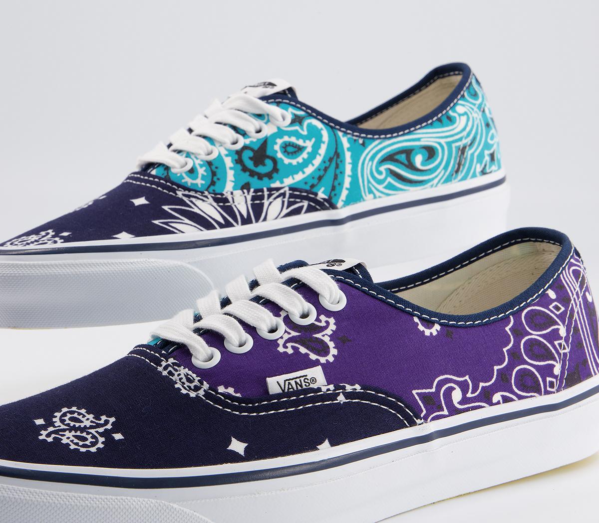 Vans Vault Og Authentic Lx Trainers Vans Vault Og Authentic Lx Trainers Bedwin Bandana Multi Blue