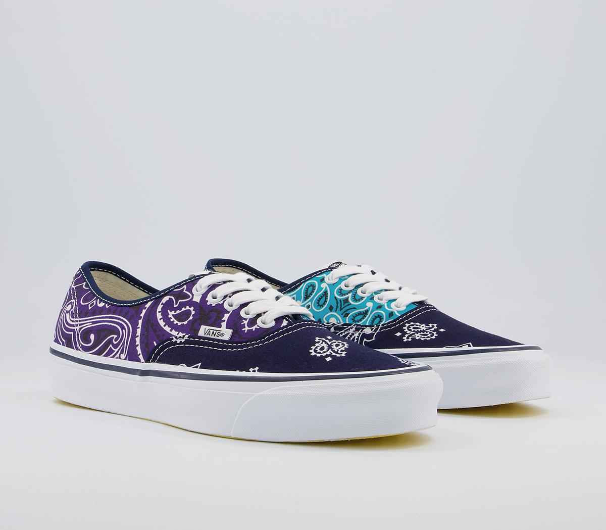 Vans Vault Og Authentic Lx Trainers Vans Vault Og Authentic Lx Trainers Bedwin Bandana Multi Blue