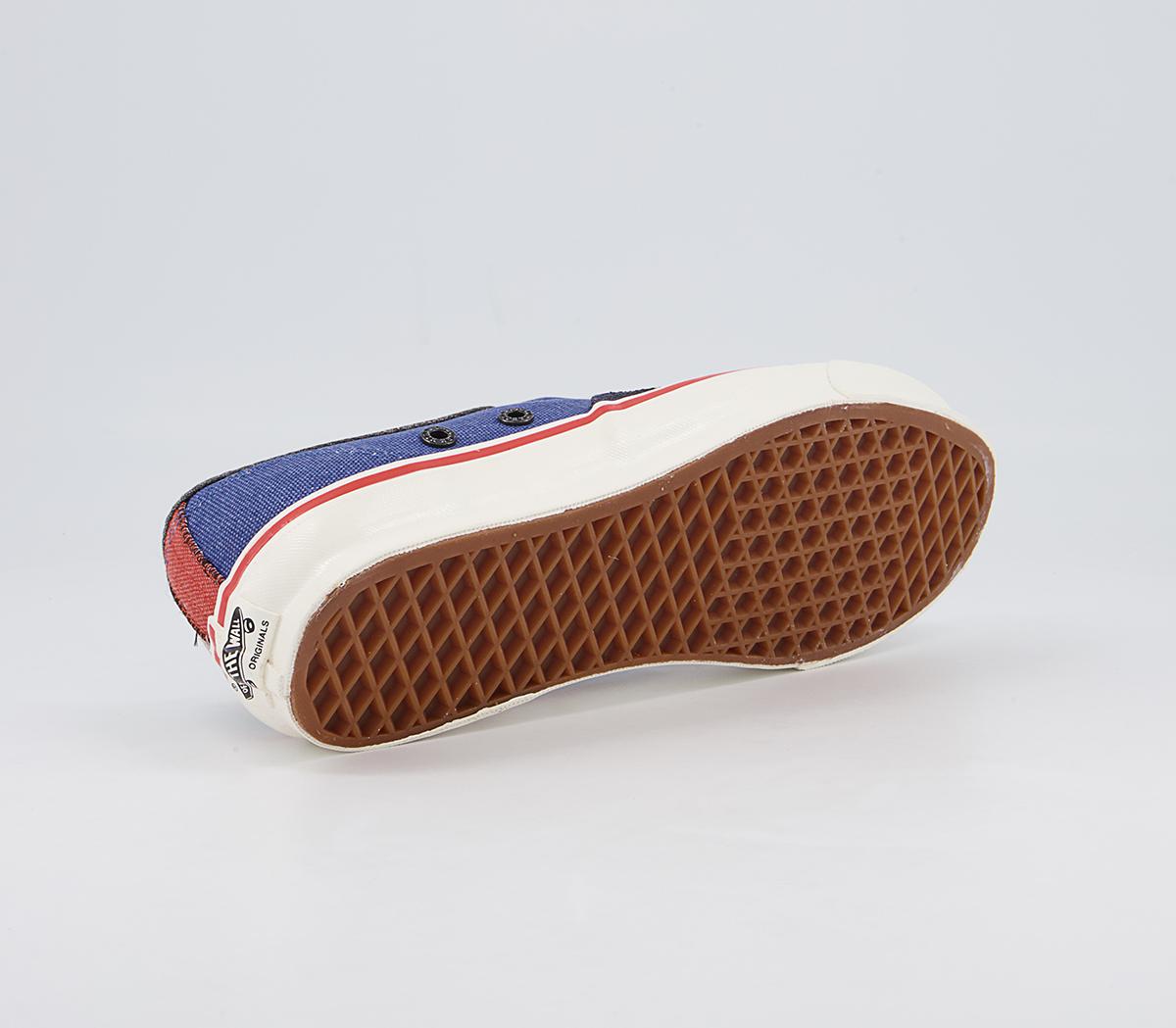 Vans Vault Og Authentic Lx Trainers Vans Vault Og Authentic Lx Trainers Nigel Cabourn Crazy Navy Mix