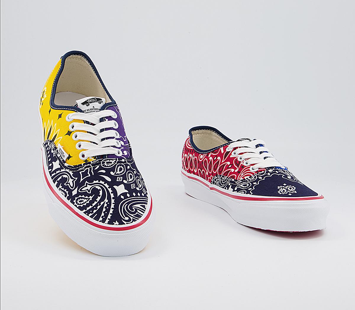 Vans Vault Og Authentic Lx Trainers Vans Vault Og Authentic Lx Trainers Bedwin Bandana Multi Yellow