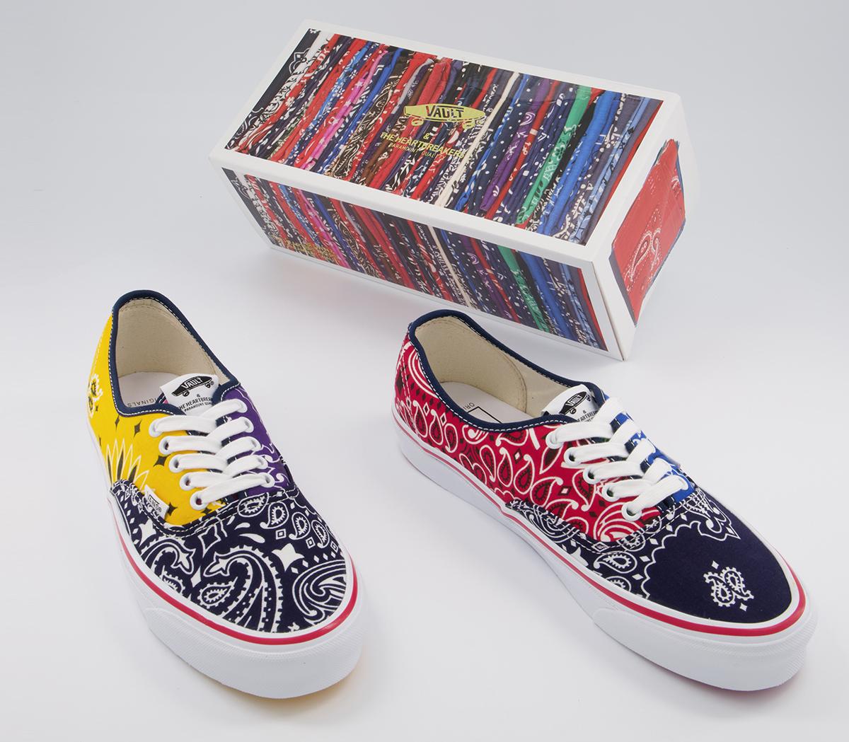 Vans Vault Og Authentic Lx Trainers Vans Vault Og Authentic Lx Trainers Bedwin Bandana Multi Yellow