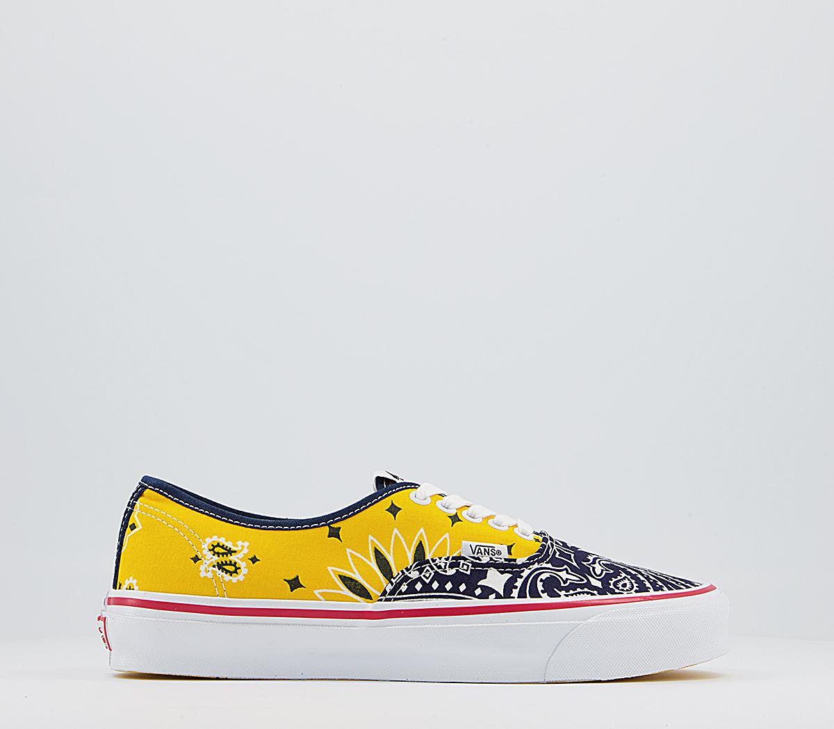 Vans VaultOg Authentic Lx Trainers Vans VaultOg Authentic Lx TrainersBedwin Bandana Multi Yellow