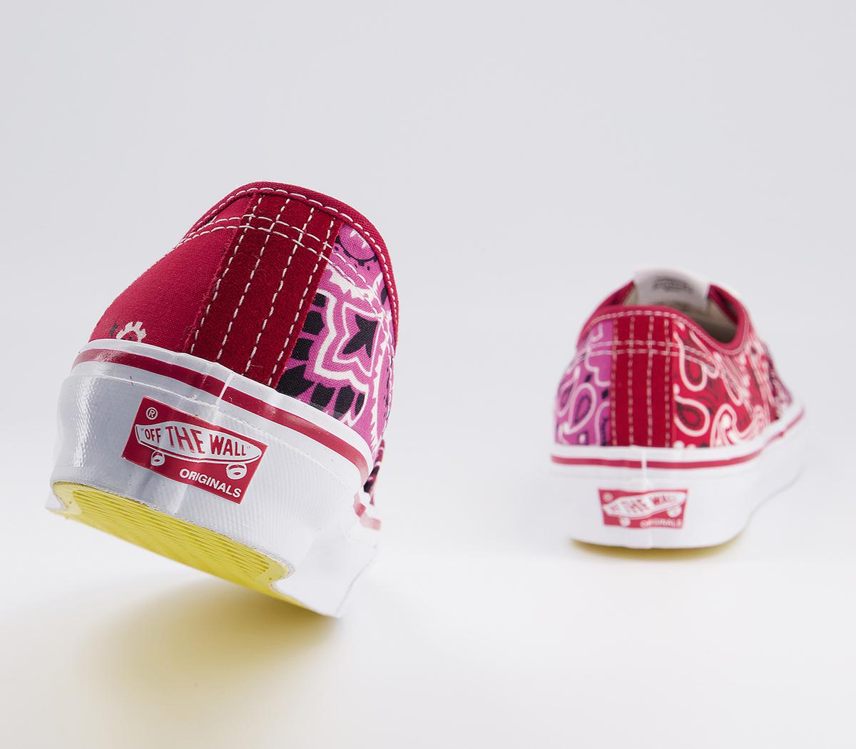 Vans Vault Og Authentic Lx Trainers Vans Vault Og Authentic Lx Trainers Bedwin Bandana Multi Red