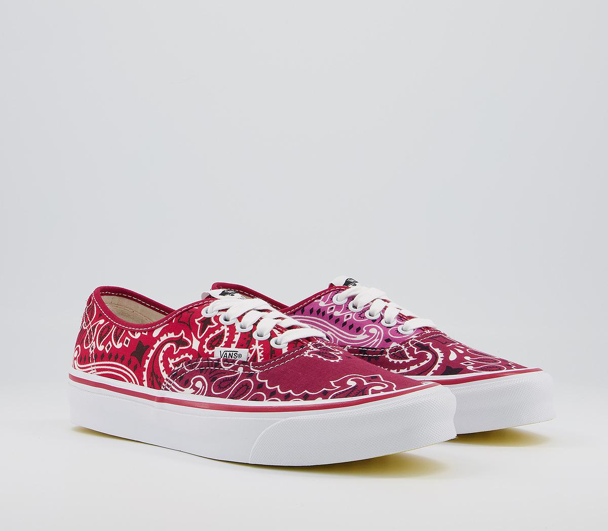 Vans Vault Og Authentic Lx Trainers Vans Vault Og Authentic Lx Trainers Bedwin Bandana Multi Red