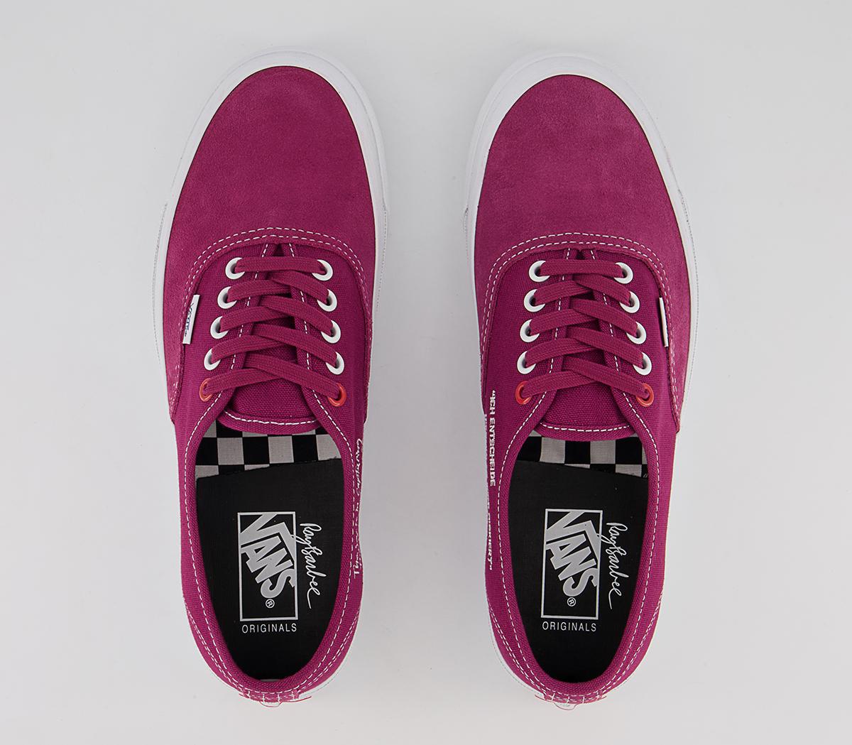 Vans Vault Og Authentic Lx Trainers Vans Vault Og Authentic Lx Trainers Ray Barbee Lieca Deep Red