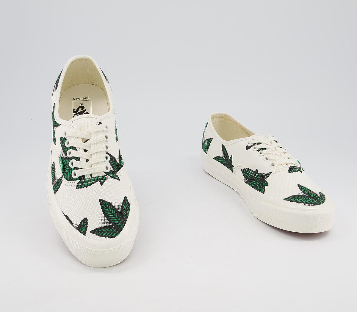 Vans Vault Og Authentic Lx Trainers Sweet Leaf Green - Men's Trainers