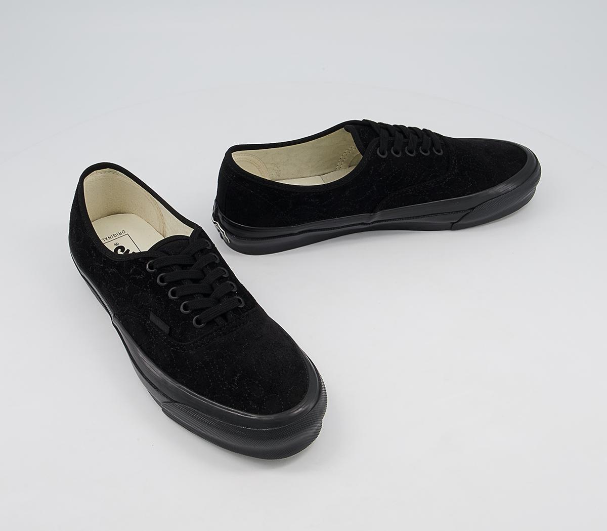 Vans Vault Og Authentic Lx Trainers Vans Vault Og Authentic Lx Trainers Velvet Leopard Black