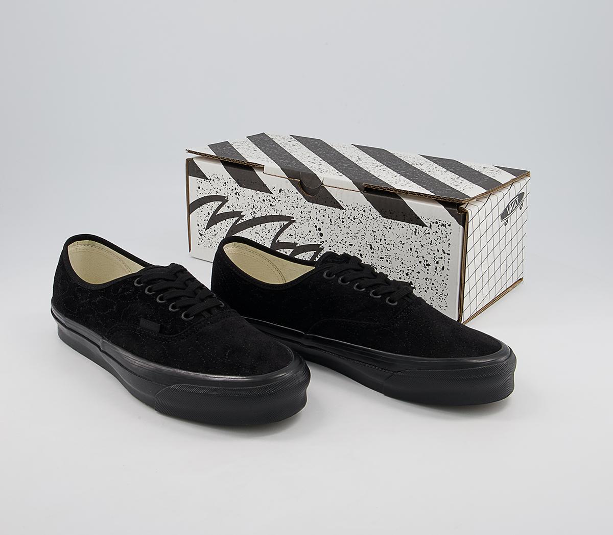 Vans Vault Og Authentic Lx Trainers Vans Vault Og Authentic Lx Trainers Velvet Leopard Black