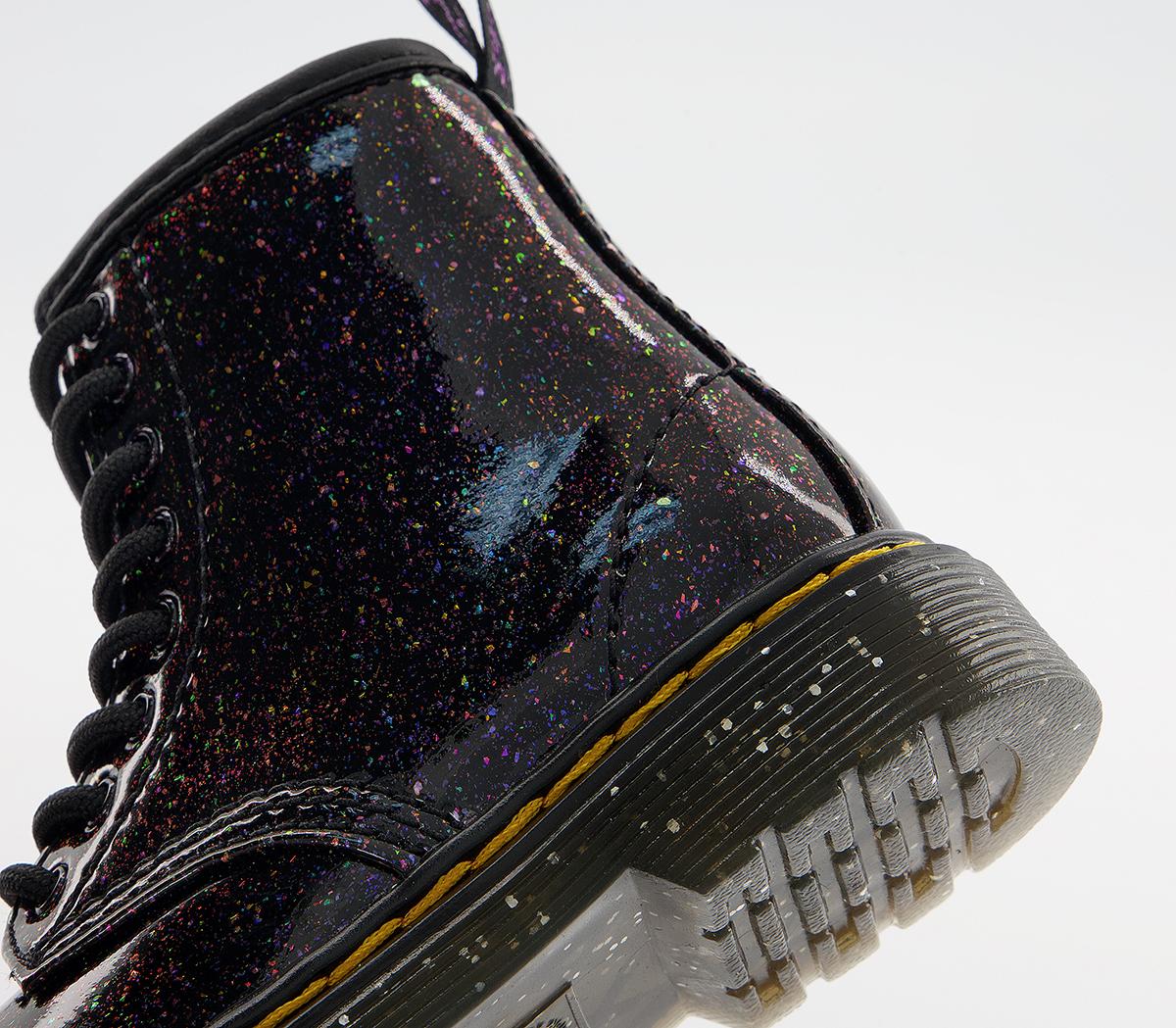 Dr. MartensBrooklee Kids Lace Up Inside Zip BootsPurple Cosmic Glitter