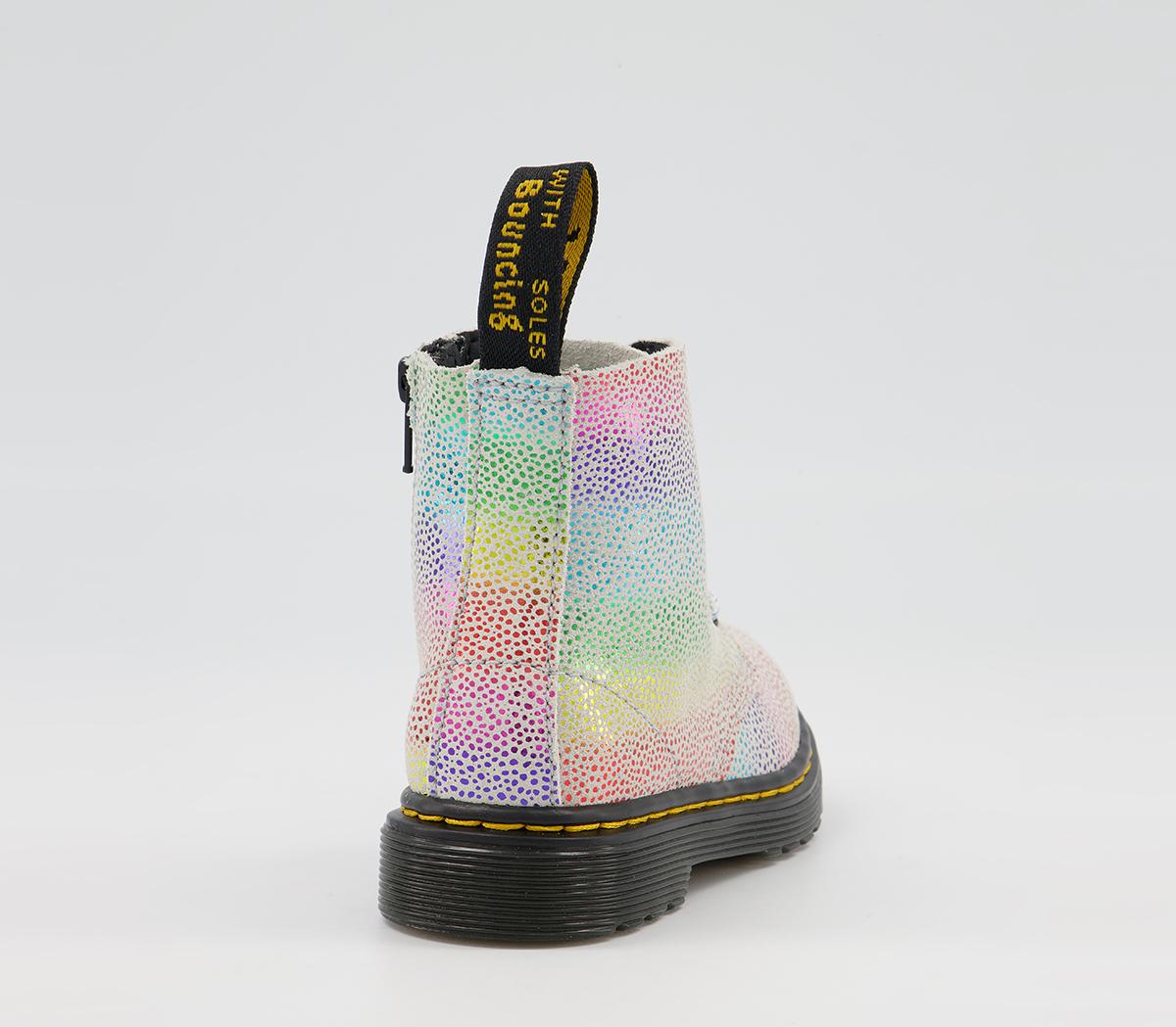 Dr. Martens Brooklee Kids Inside Zip Lace Boots Dr. Martens Brooklee Kids Inside Zip Lace Boots Rainbow Kidrey