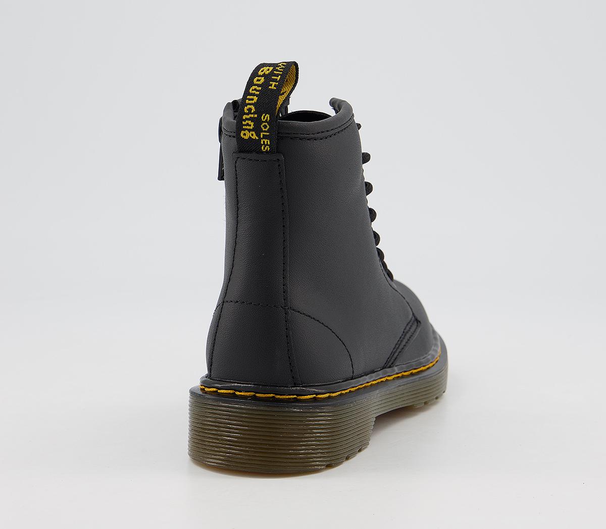 Dr. Martens Delaney Junior Lace Up Inside Zip Boots Dr. Martens Delaney Junior Lace Up Inside Zip Boots Black
