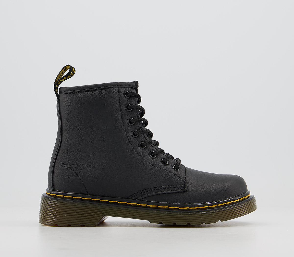Dr. Martens Delaney Junior Lace Up Inside Zip Boots Dr. Martens Delaney Junior Lace Up Inside Zip Boots Black