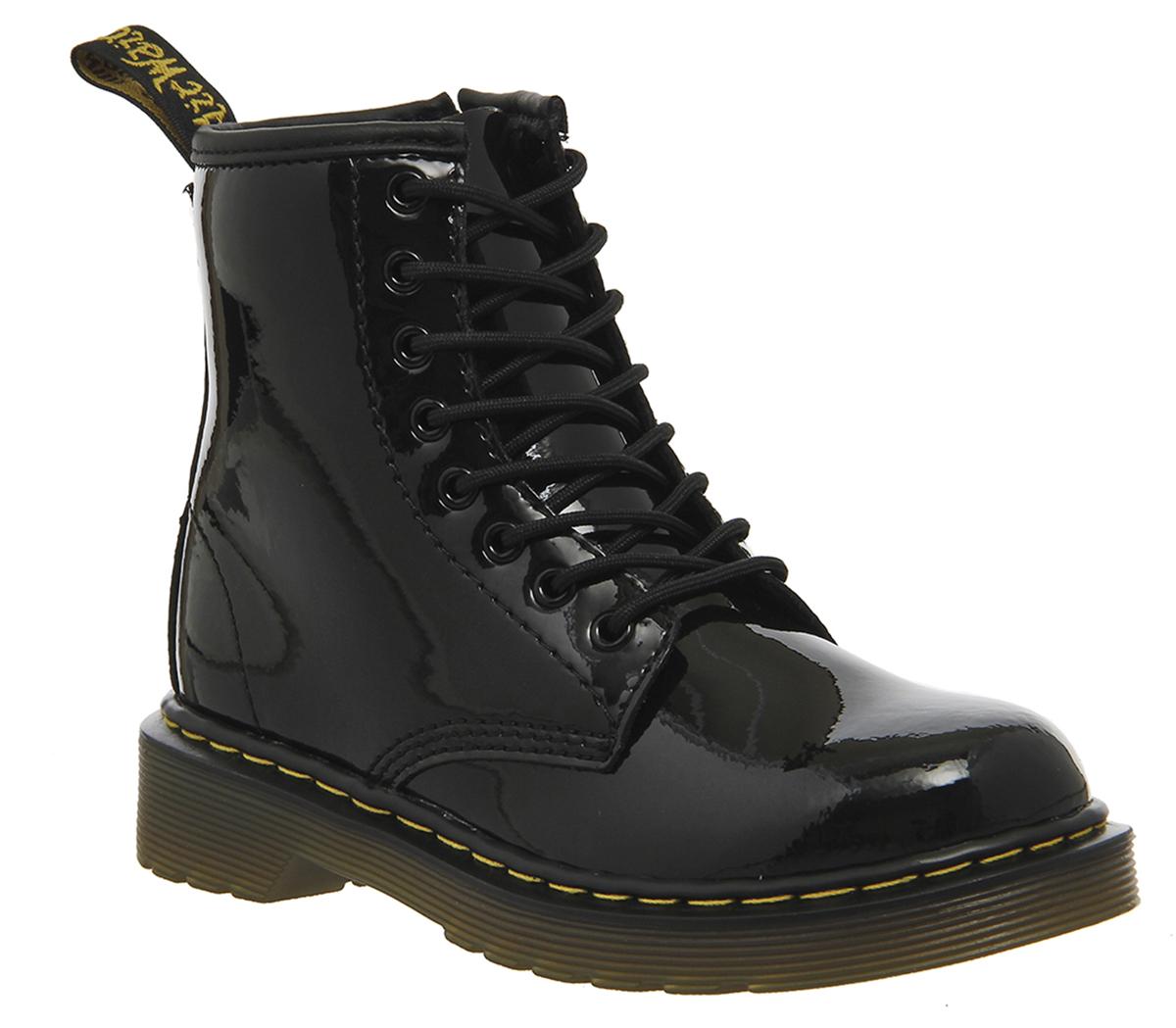 Dr Martens DELANEY ZBR Black & White Leather Boots *Size 10-2 UK* BNIB 