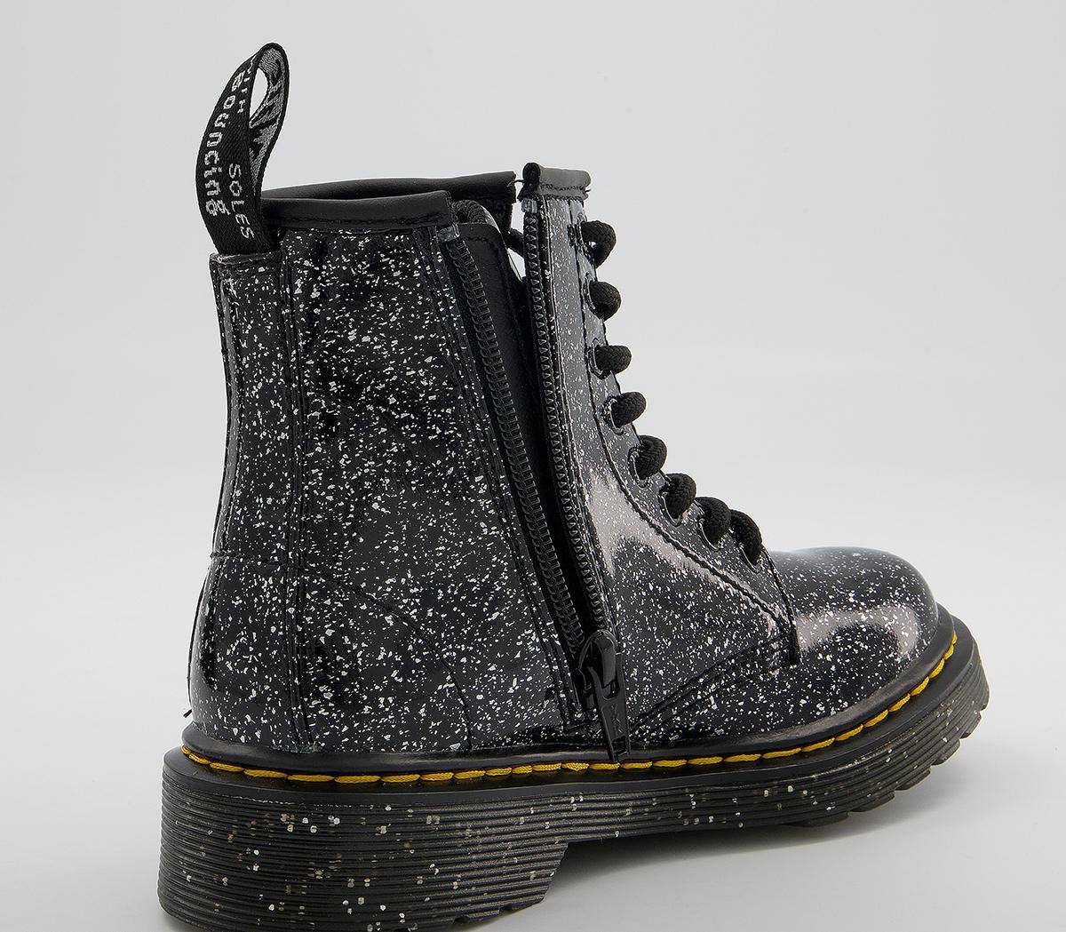 Dr. Martens Delaney Junior Inside Zip Lace Boots Dr. Martens Delaney Junior Inside Zip Lace Boots Black Cosmic Glitter
