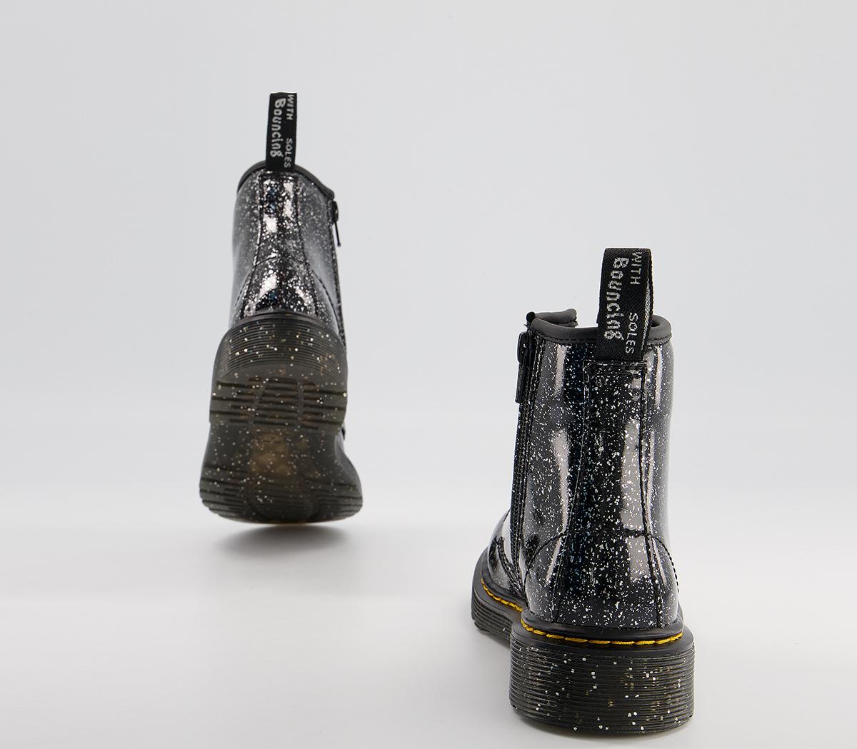 Dr. Martens Delaney Junior Inside Zip Lace Boots Dr. Martens Delaney Junior Inside Zip Lace Boots Black Cosmic Glitter