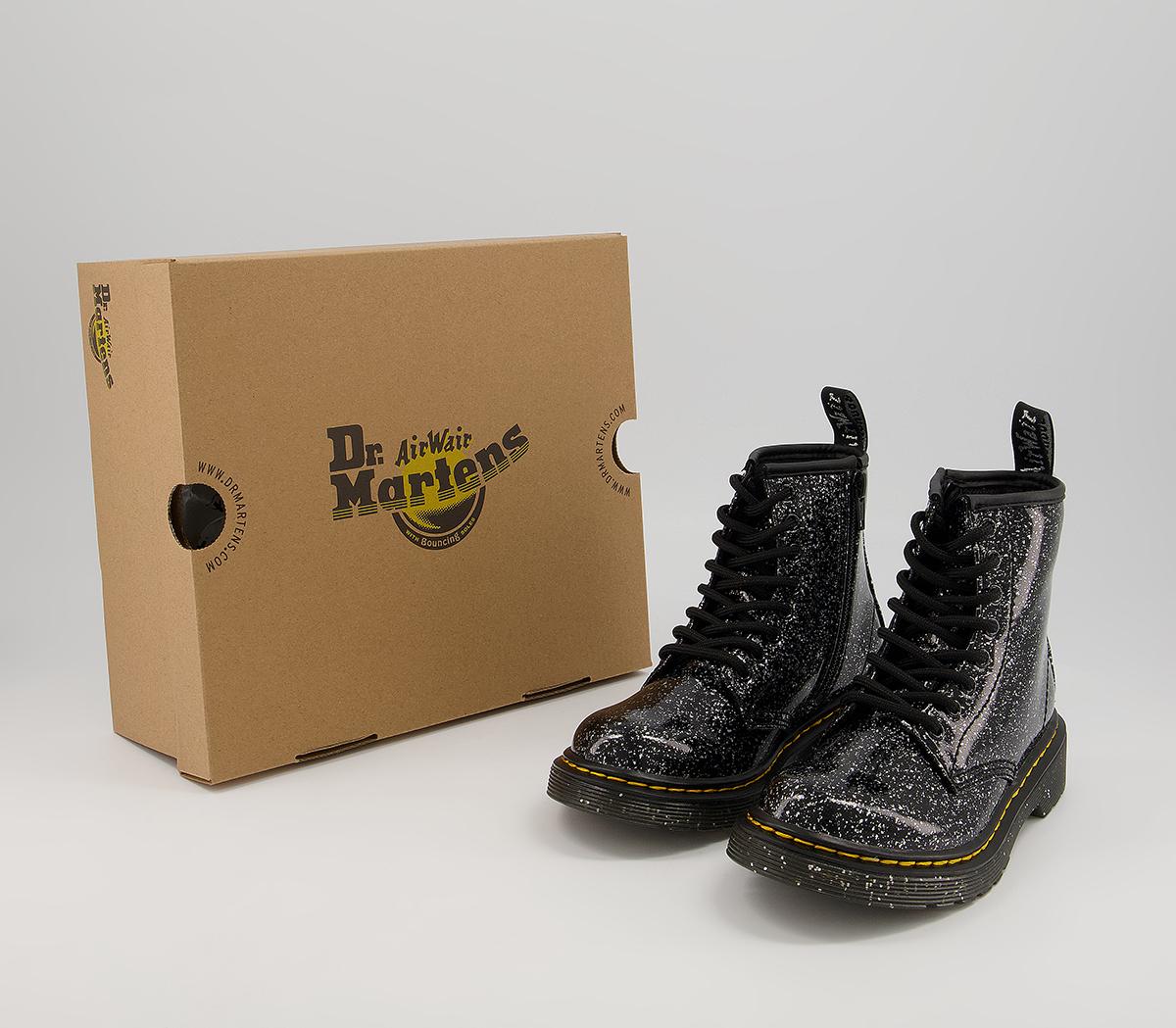 Dr. Martens Delaney Junior Inside Zip Lace Boots Dr. Martens Delaney Junior Inside Zip Lace Boots Black Cosmic Glitter