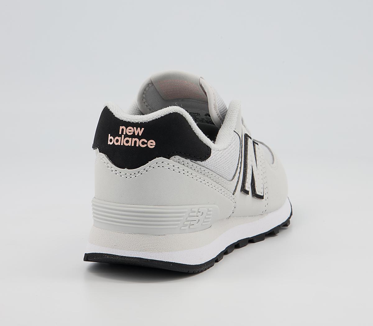 New Balance 574 Kids Trainers New Balance 574 Kids Trainers White Black