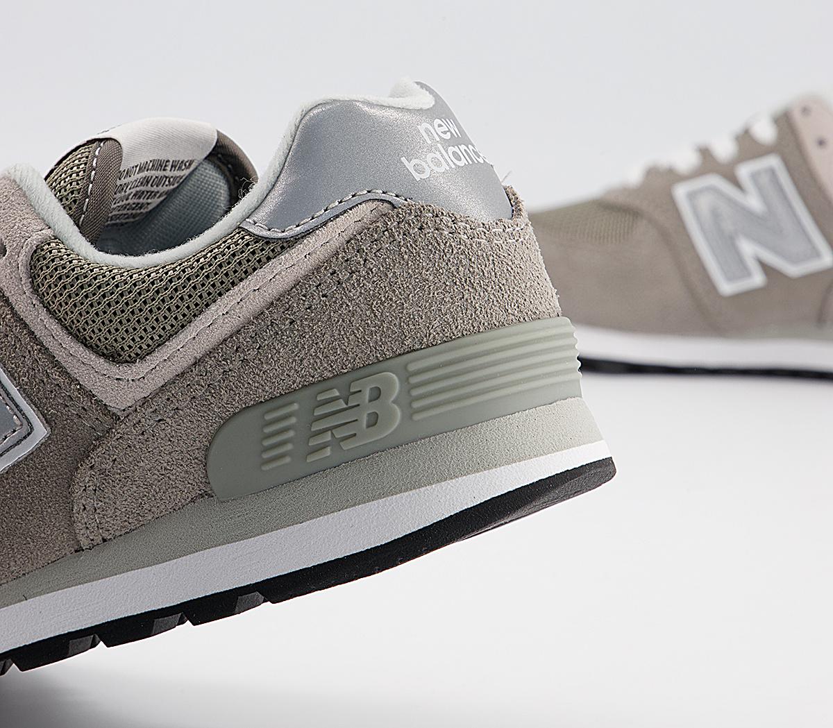 New Balance 574 Kids Trainers New Balance 574 Kids Trainers Grey White