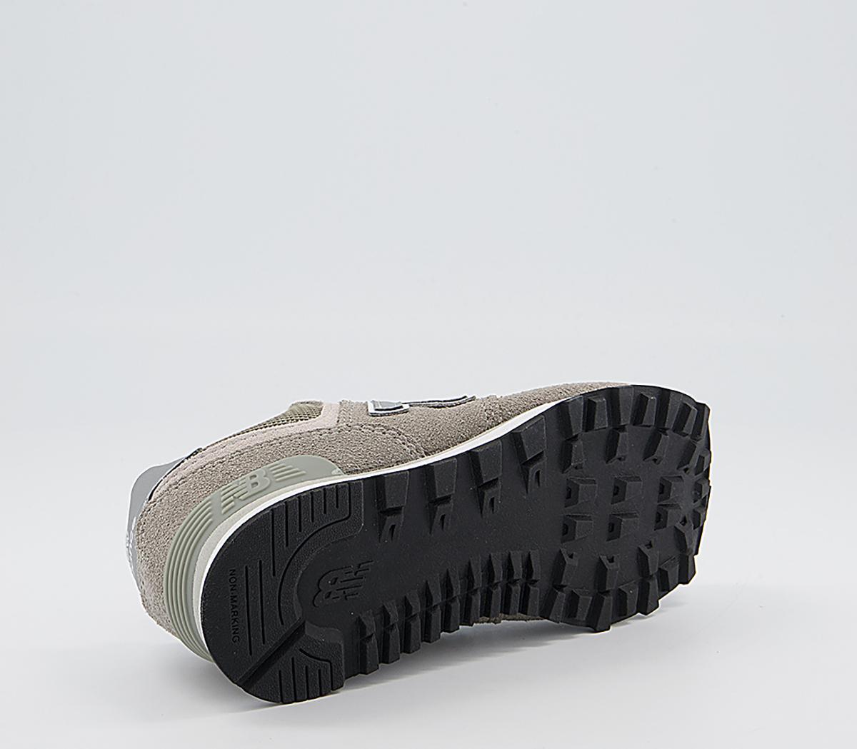 New Balance 574 Kids Trainers New Balance 574 Kids Trainers Grey White