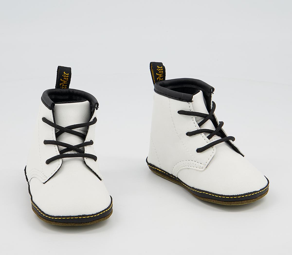 Dr. Martens Crib Bootie Auburn Dr. Martens Crib Bootie Auburn White Leather
