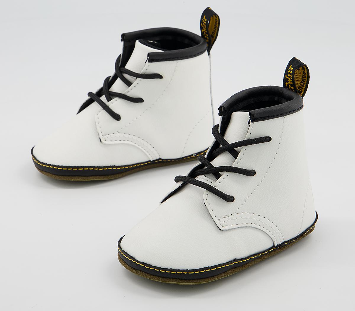 Dr. Martens Crib Bootie Auburn Dr. Martens Crib Bootie Auburn White Leather