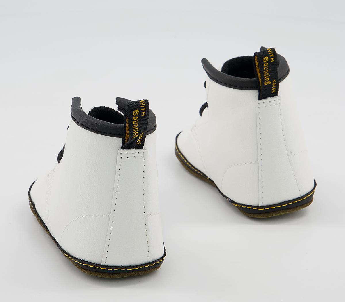 Dr. Martens Crib Bootie Auburn Dr. Martens Crib Bootie Auburn White Leather