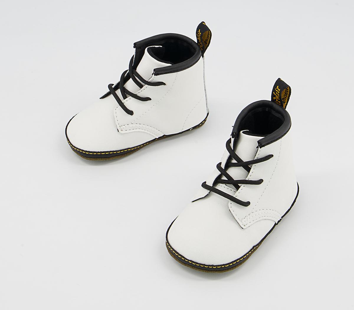 Dr. Martens Crib Bootie Auburn Dr. Martens Crib Bootie Auburn White Leather