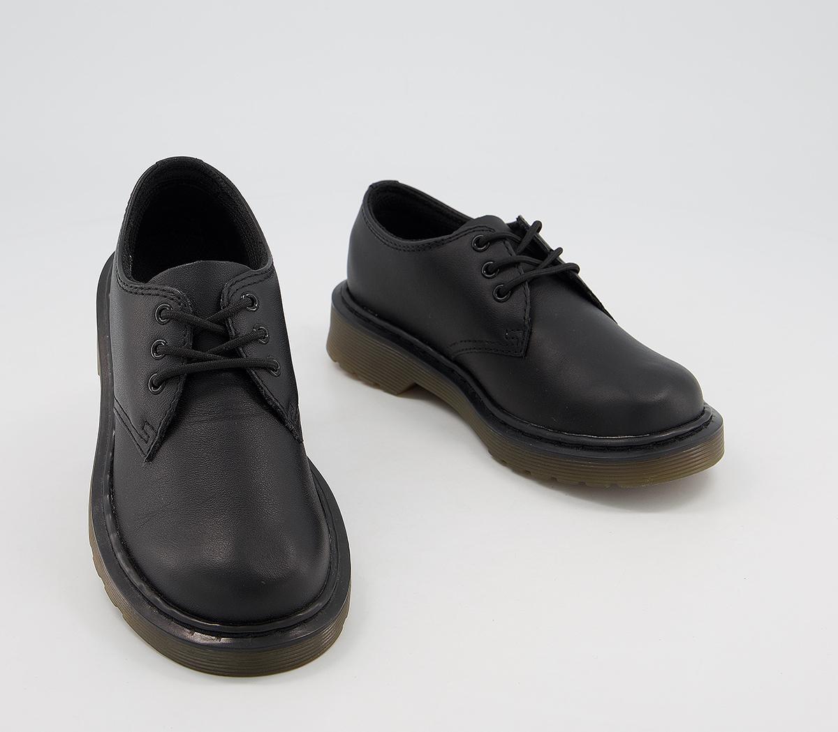 Dr. Martens3 Eye Lace Junior ShoesBlack Leather
